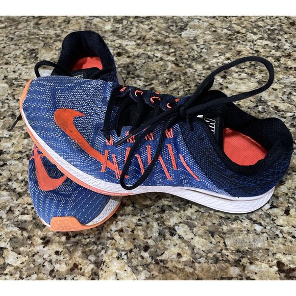 WOMENS NIKE AIR ZOOM ELITE-8 SZ 8 Blue KNIT SNEAKERS/RUNNING/WORKOUT SHOES - Picture 4 of 12